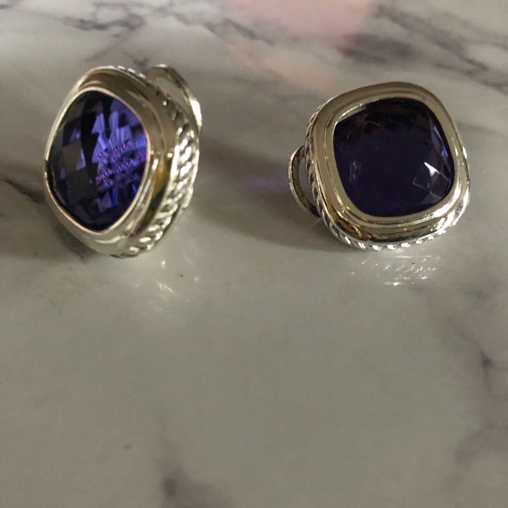 Premier clip style earrings with interchangeable centers,